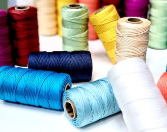 2.0mm Bright Polyester Macrame cord  Knotting cord 80Meters a Roll Jewelry Making cord  Bracelet cord