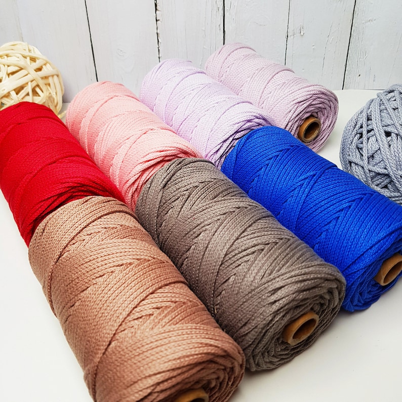 3.5MM Crochet Pattern Cotton Rope MACRAME Rope Cotton Ropes Etsy