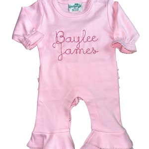 Baby Girl coming home infant Romper