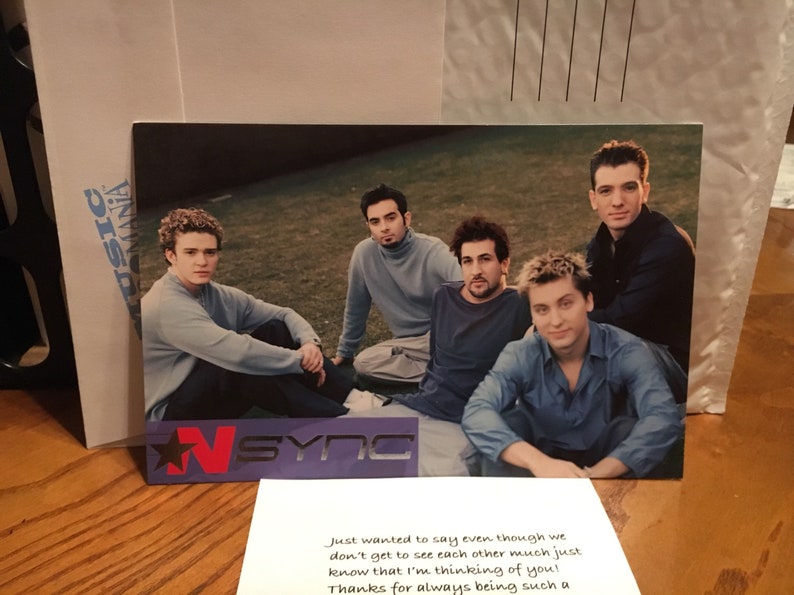 Vintage Collectable NSYNC 30 Blank Inside Greeting Card Etsy
