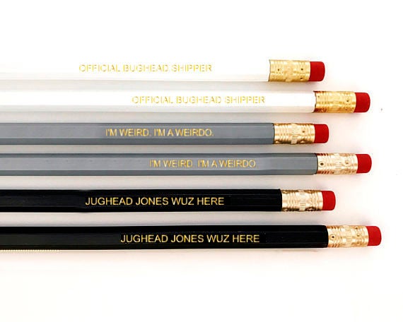 Jughead Jones Zitate Bleistift Satz Staffel 1 Und Staffel 2 Etsy