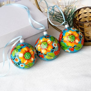 sunflower christmas ornaments ukrainian ornaments