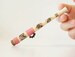 Regular cigarette holder, Unique wooden cigarette holder, Pink flower cigarette holder, Unique hippie mouthpiece, Tribal smoking stem 