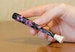 Wooden slim cigarette holder, Purple flower cigarette holder, Elegant lady's slim cigarette holder, Cute girly smoking stem, Pink holder 