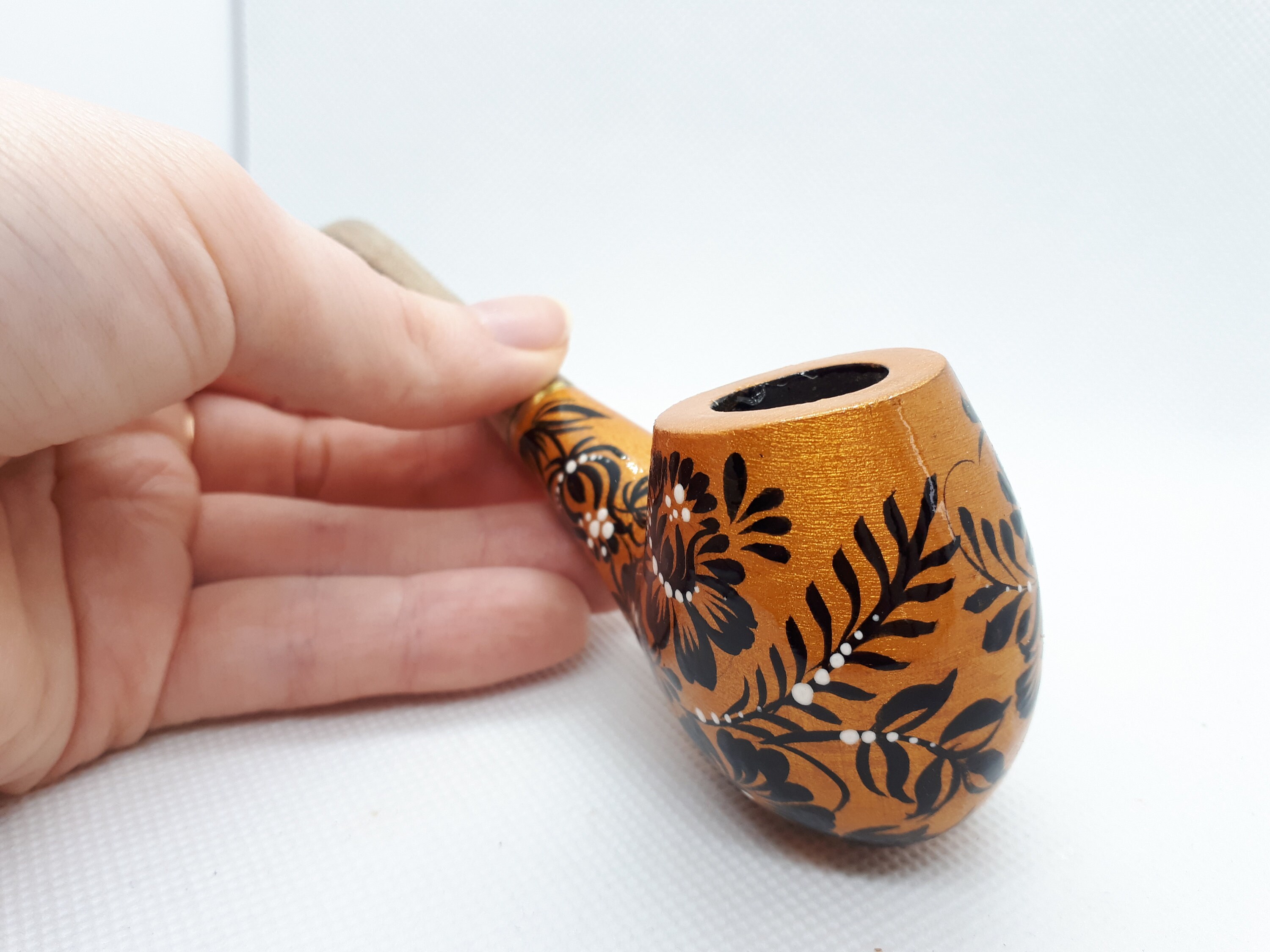 Collectibles mini pipe Smoking pipe butterfly pipe pottery pipe smoking