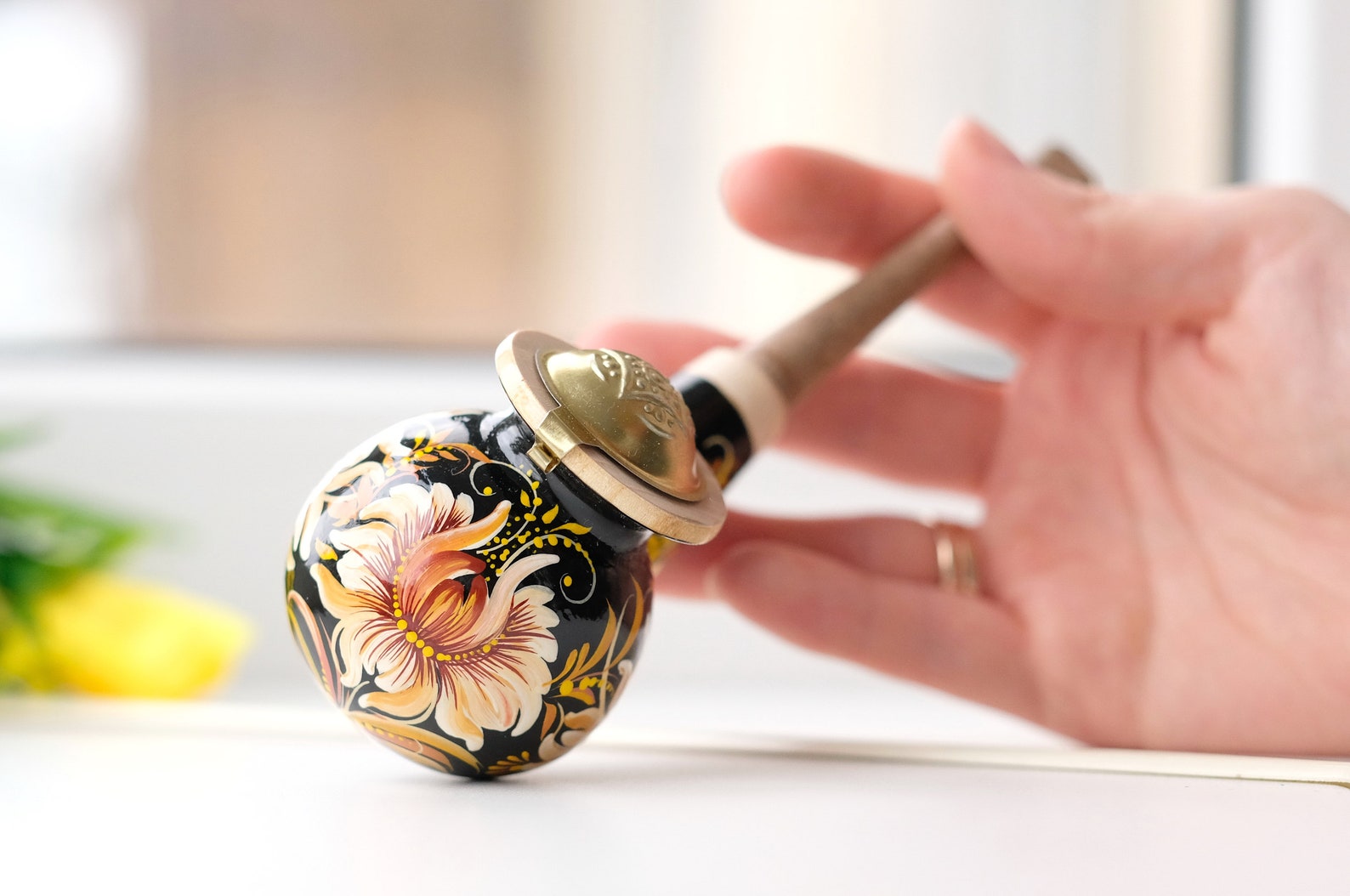 Unique wooden bowl for smoking Tobacco pipe with lid Beige Etsy