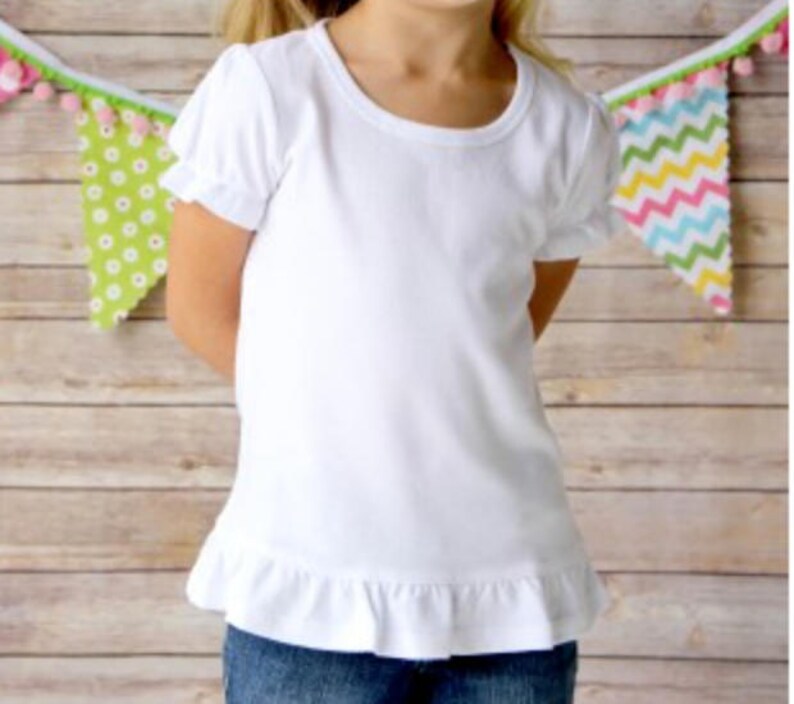 Girls Peeking Easter Bunny Appliqué Shirt, Personalized Girls Easter Appliqué Shirt, Peeking Easter Bunny Shirt, Girls Easter Shirt image 5