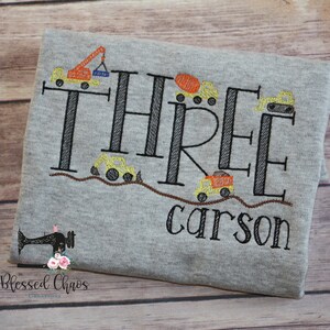 Construction Truck Theme Boys Birthday Shirt, Construction Truck Shirt, Construction Theme Birthday, Boys Construction Birthday, Dump Truck