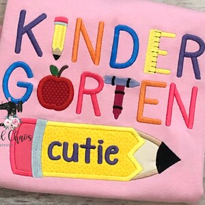 Camiseta de regreso a clases para niñas, camiseta de regreso a clases para jardín de infantes, atuendo para la vuelta al cole, camiseta linda para niñas, camiseta de jardín de infantes para niñas