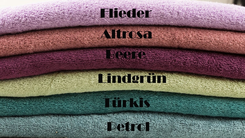 Handtuch bestickt Meerjungfrau mit Wunschname personalisiert Kinderhandtuch Seepferd Seepferdchen Handtuch für Kinder Babyhandtuch Bild 8