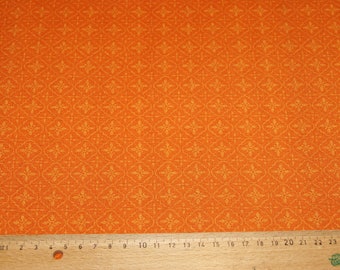 amerikanischer Patchworkstoff Designerstoff Citrus Grove SPX Fabrics Stof mit Zitronen Orangen Limetten Baumwollstoff Meterware orange