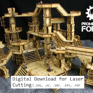 Sector Magneticus Complete Set - Digital Download for Laser Cutting (.svg, .ai, .dxf, .eps, .pdf)