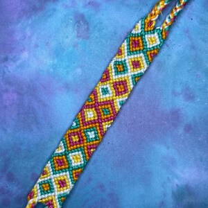 ダイヤモンド友情ブレスレット、ハンドメイド、ジュエリー、マクラメ