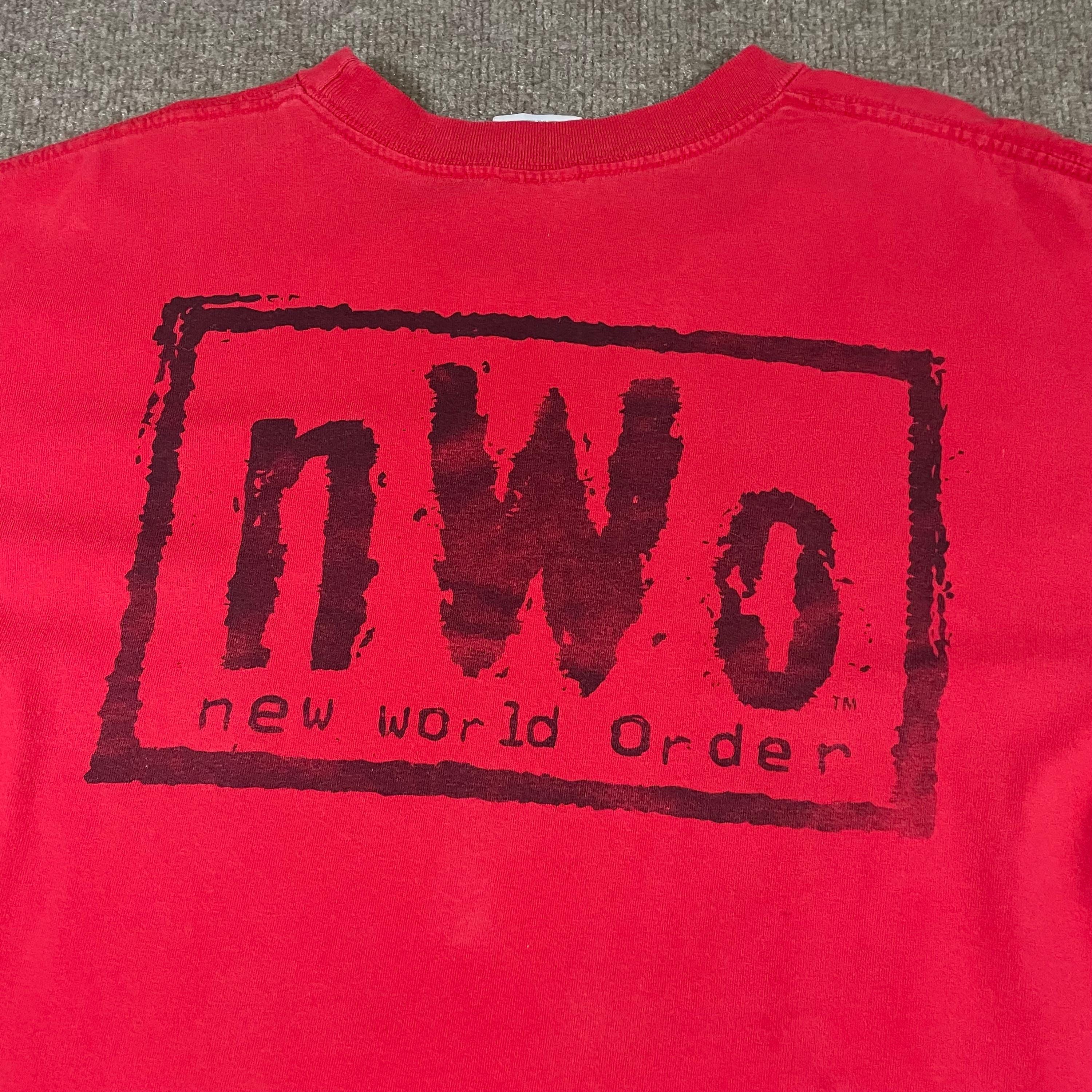 nWo RUN WITH THE PAC Tシャツ 1998年製 Vintage NWO 1998 Run With The Pac Wrestling Shirt Size X