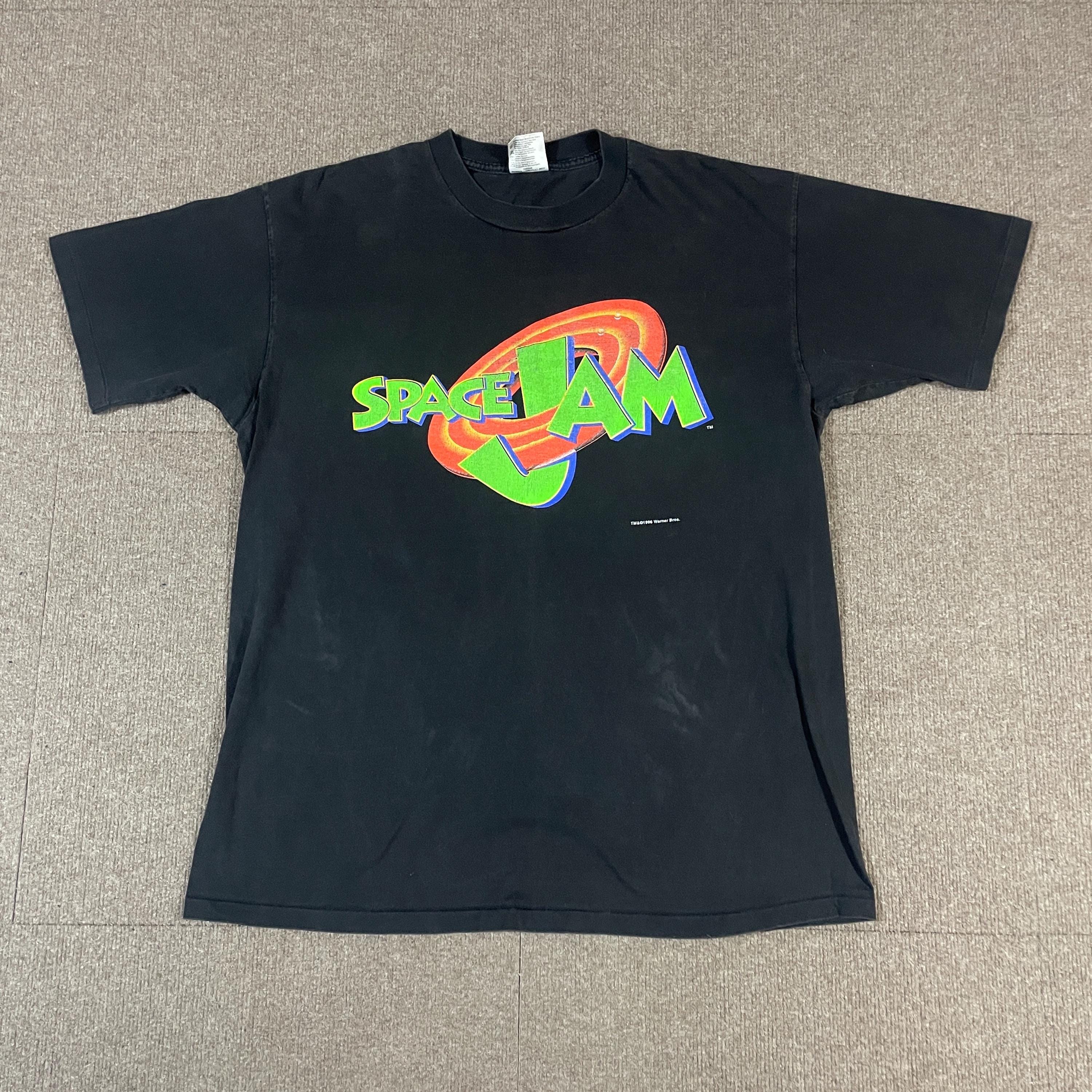 ヴィンテージ✨️マイケルジョーダン主演SPACE JAM ホワイト Tシャツ Vintage Champion Space Jam Tune Squad Michael Jordan #23