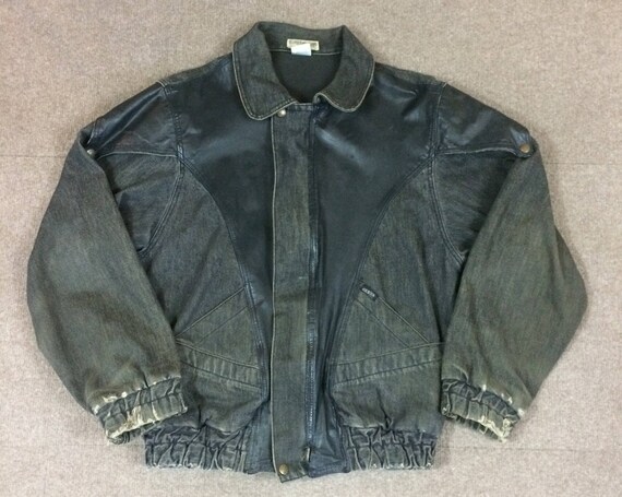 guess jeans leather jacket
