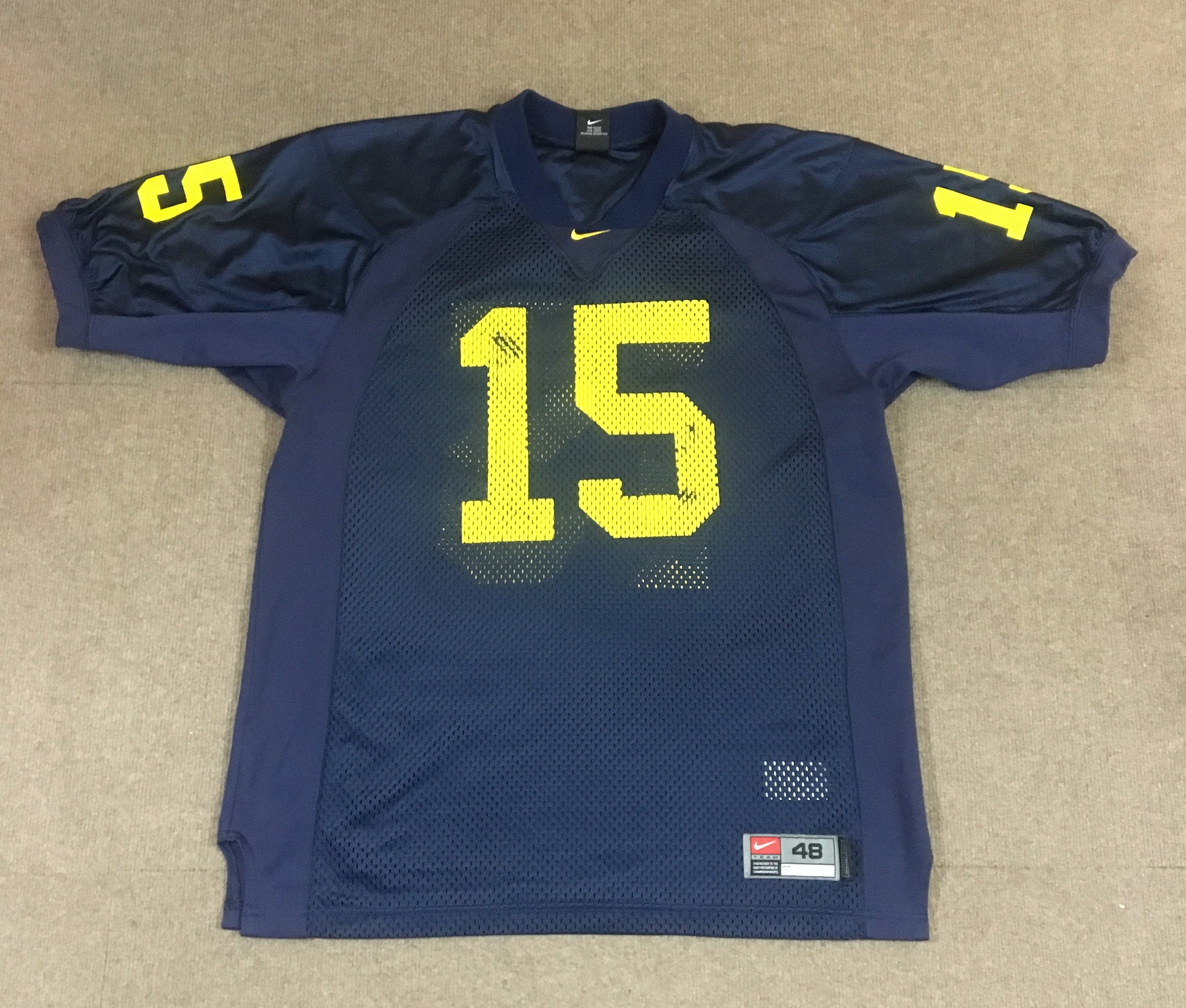 VTG Nike Michigan Wolverines Authentic Football Jersey 15 Etsy Ireland