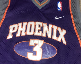 VTG Nike Stephon Marbury Phoenix Suns Jersey #3 Purple Youth Large