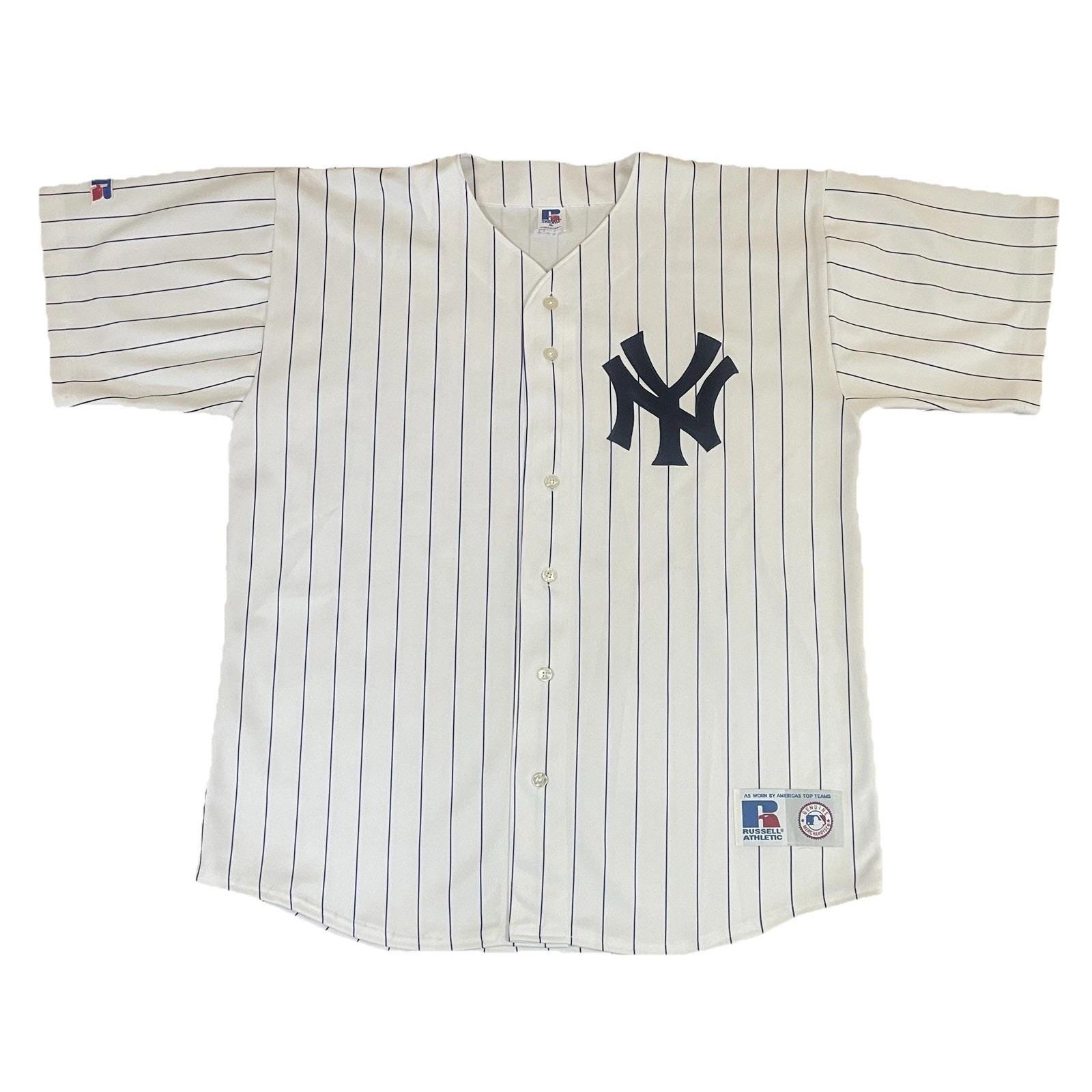 2003 RUSSELL ATHLETIC Yankees ベースボールシャツ 2003年 RUSSEL ATHLETIC ヤンキース 松井秀喜 ユニフォーム