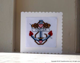 Pretty Anchor Cross Stitch Pattern