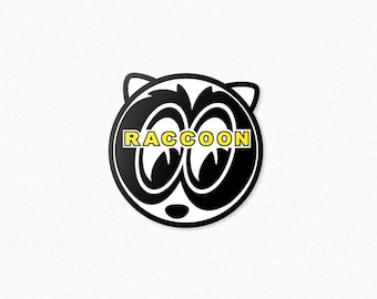 Raccoon Eyes Sticker