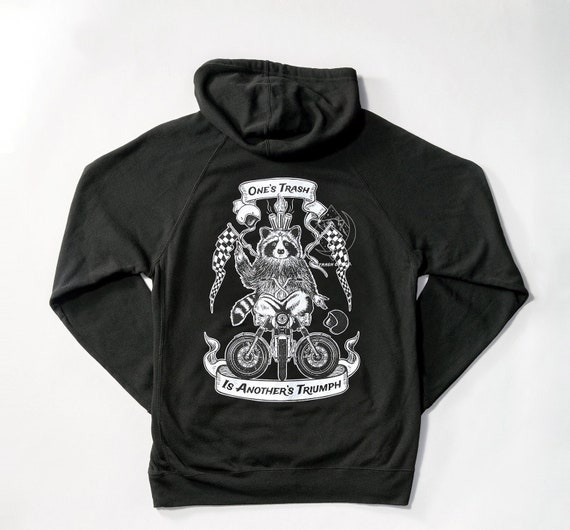 Raccoon Deity Zip-up Hoodie