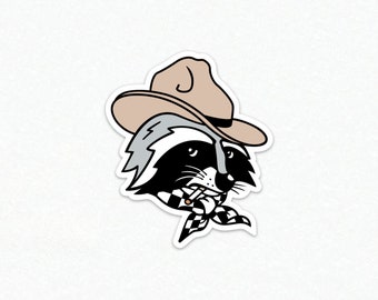 Rocky Raccoon Sticker