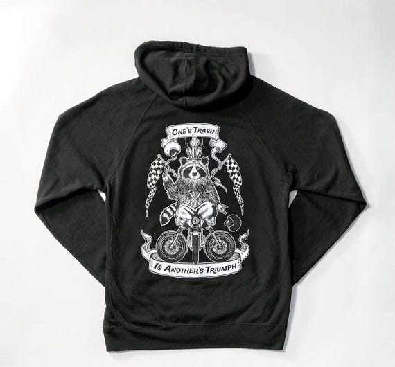 Raccoon Deity Zip-up Hoodie
