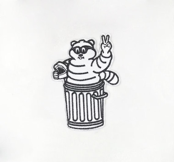 Tire Motorcycle Raccoon Patch