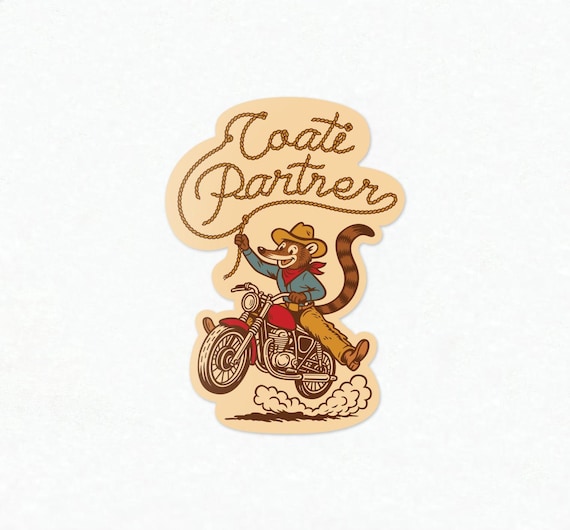 Coati Partner Sticker