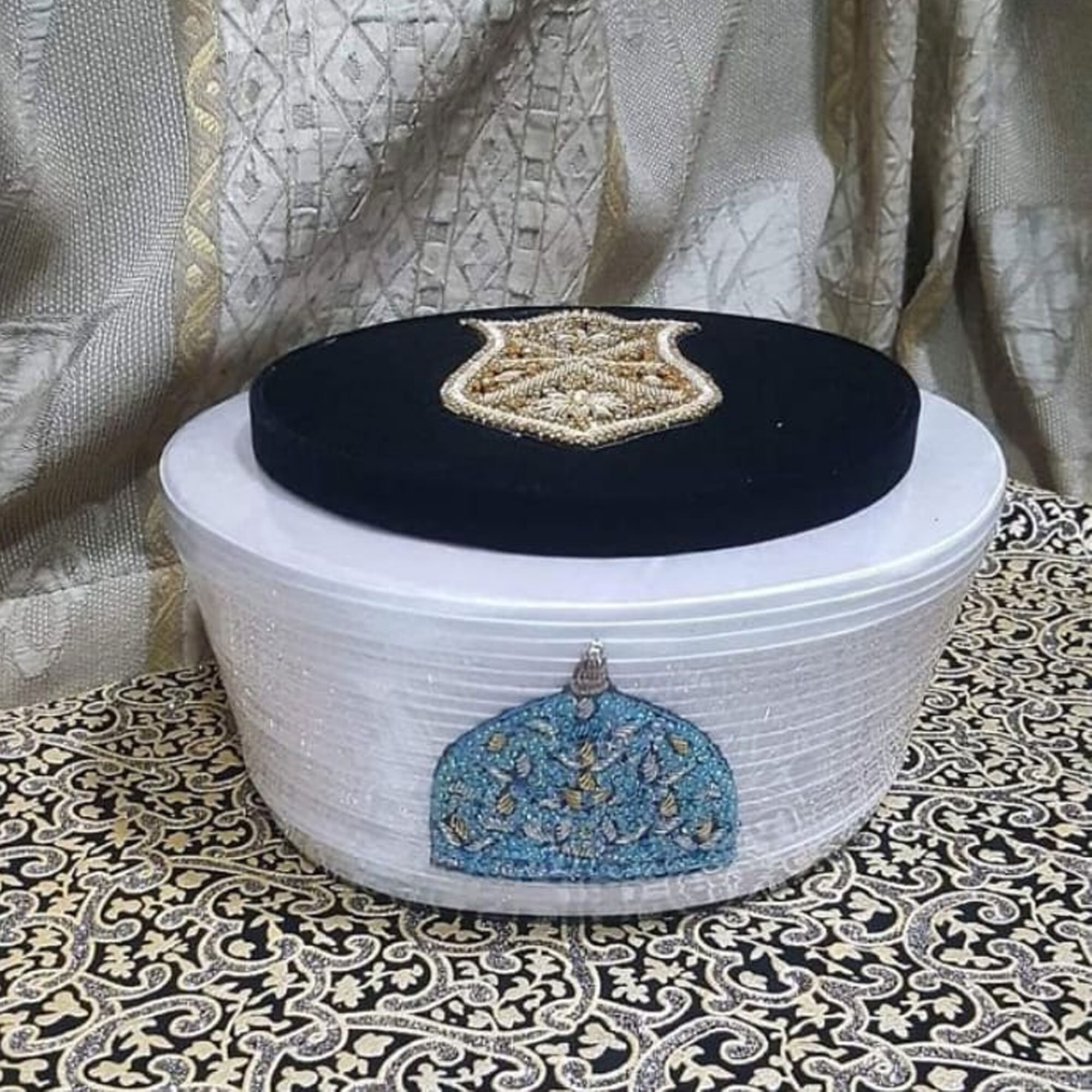 Turkish Gumbad Ghaus Cap Nalain qadri 