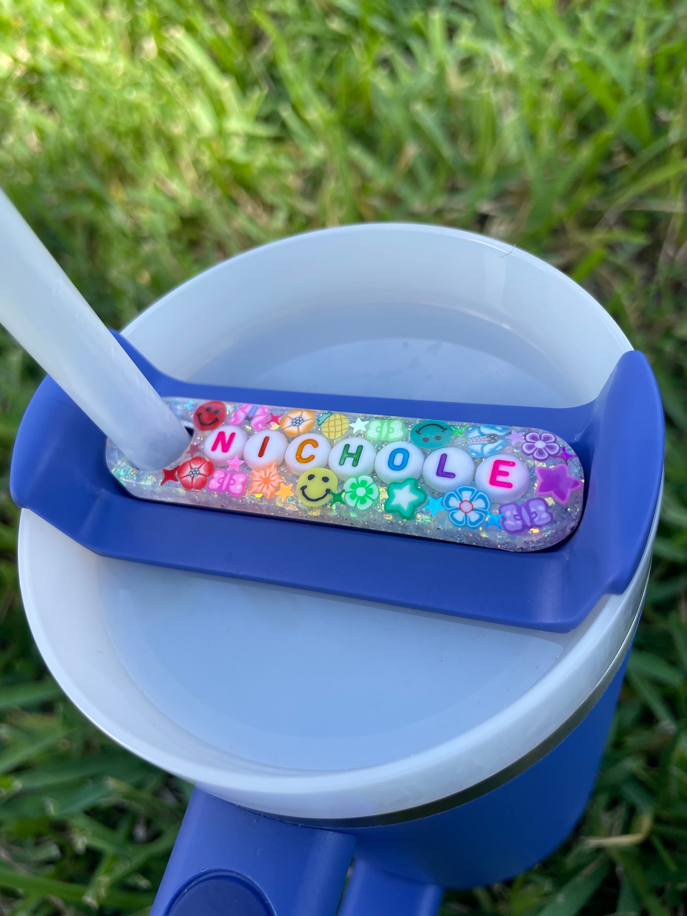 Personalized Valentine Acrylic Stanley Tumbler Name Plate – The Rainbow  Feather