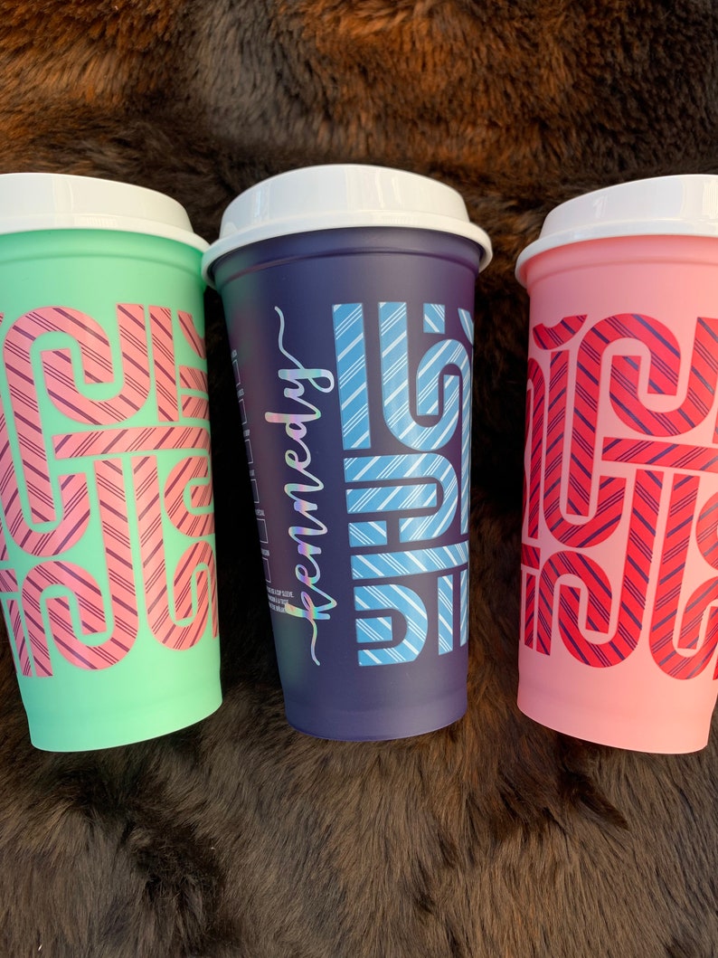 2020 Starbucks Holiday Hot Cup Starbucks Color Changing Etsy