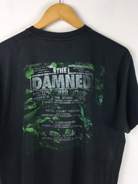 Super Rare Vintage The Damned t shirt 1980 80s go… - image 7