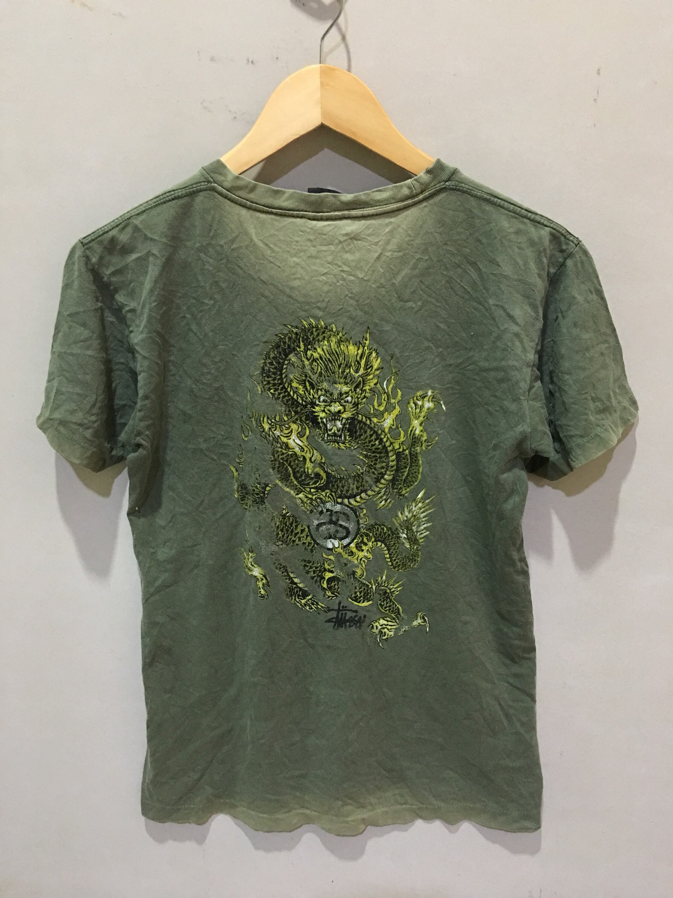 Vintage Stussy Dragon Design Shirt 