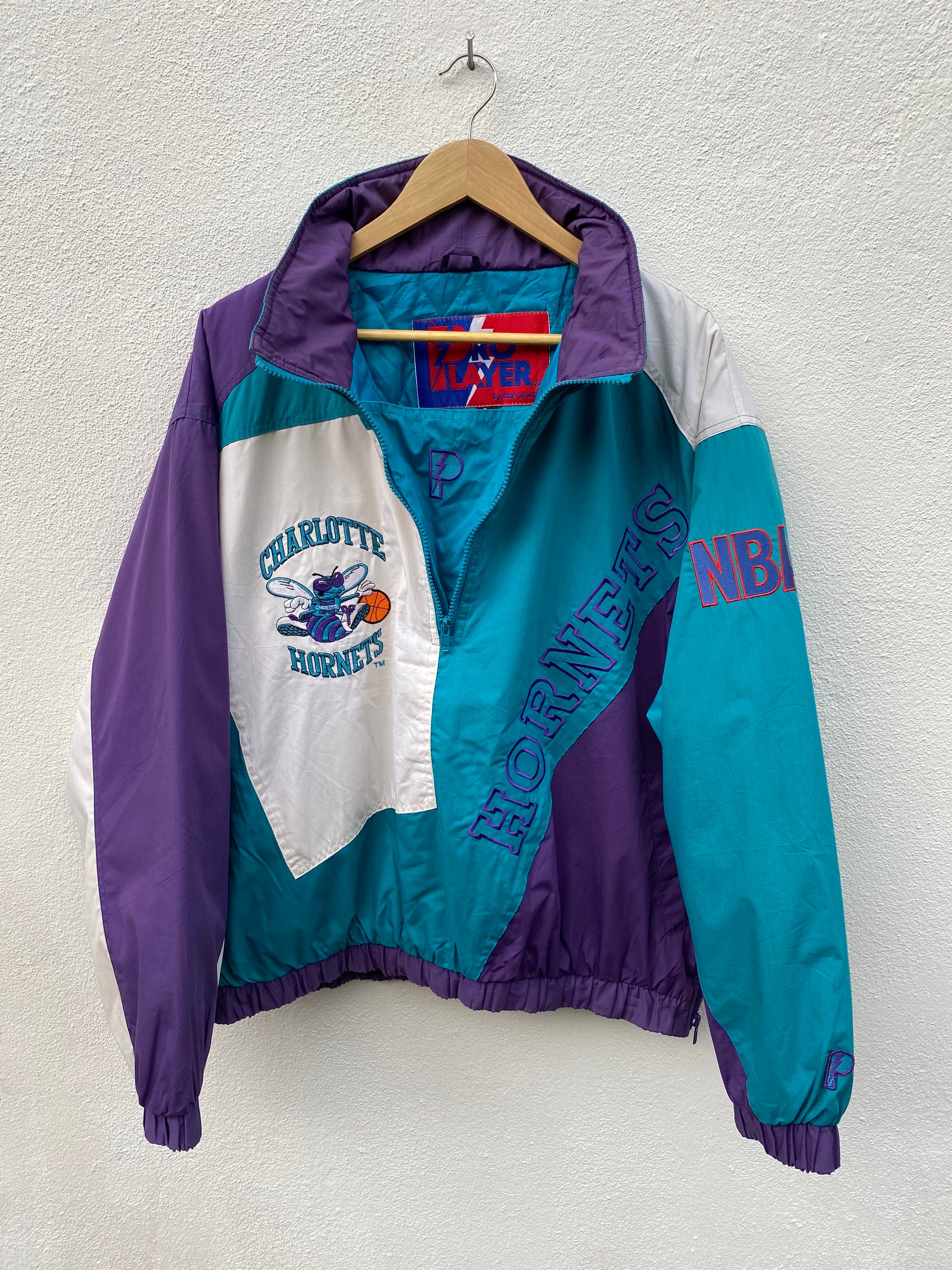 Rare Vintage Charlotte Hornets NBA Pro 