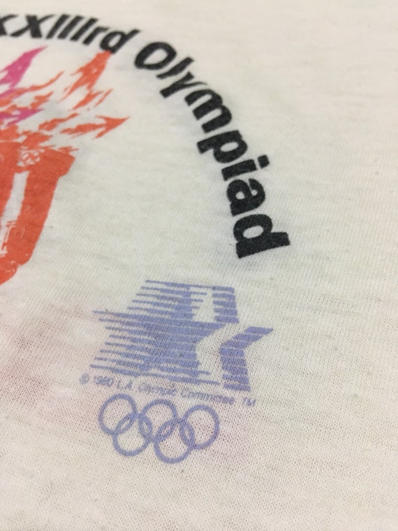 Vintage 80s Olympic games La 1984 Levis promo oly… - image 5
