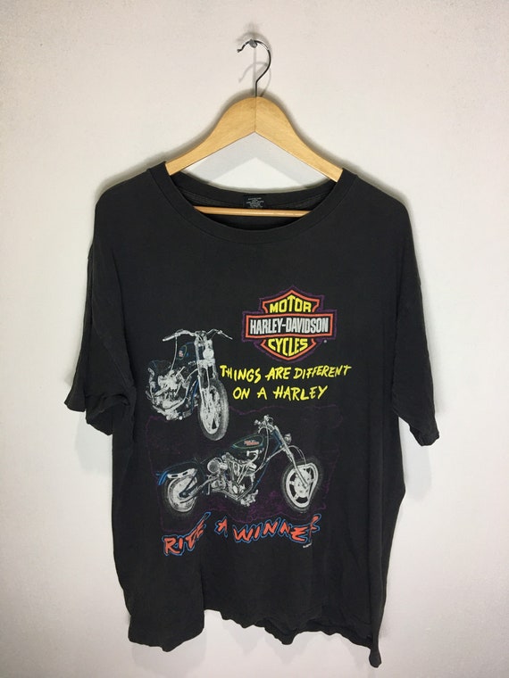 Vintage 90s Harley Davidson 3D Emblem shirt