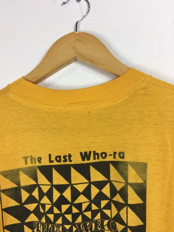 80s Rare Vintage The Who Tour 1982 Band Shirt - image 4