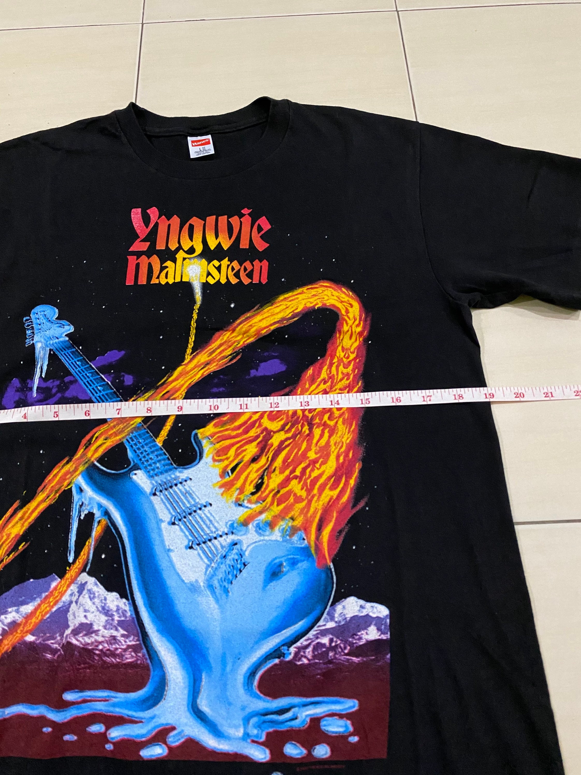 Rare Vintage Yngwie Malmsteen Fire and Ice 1992 Tour Shirt - Etsy