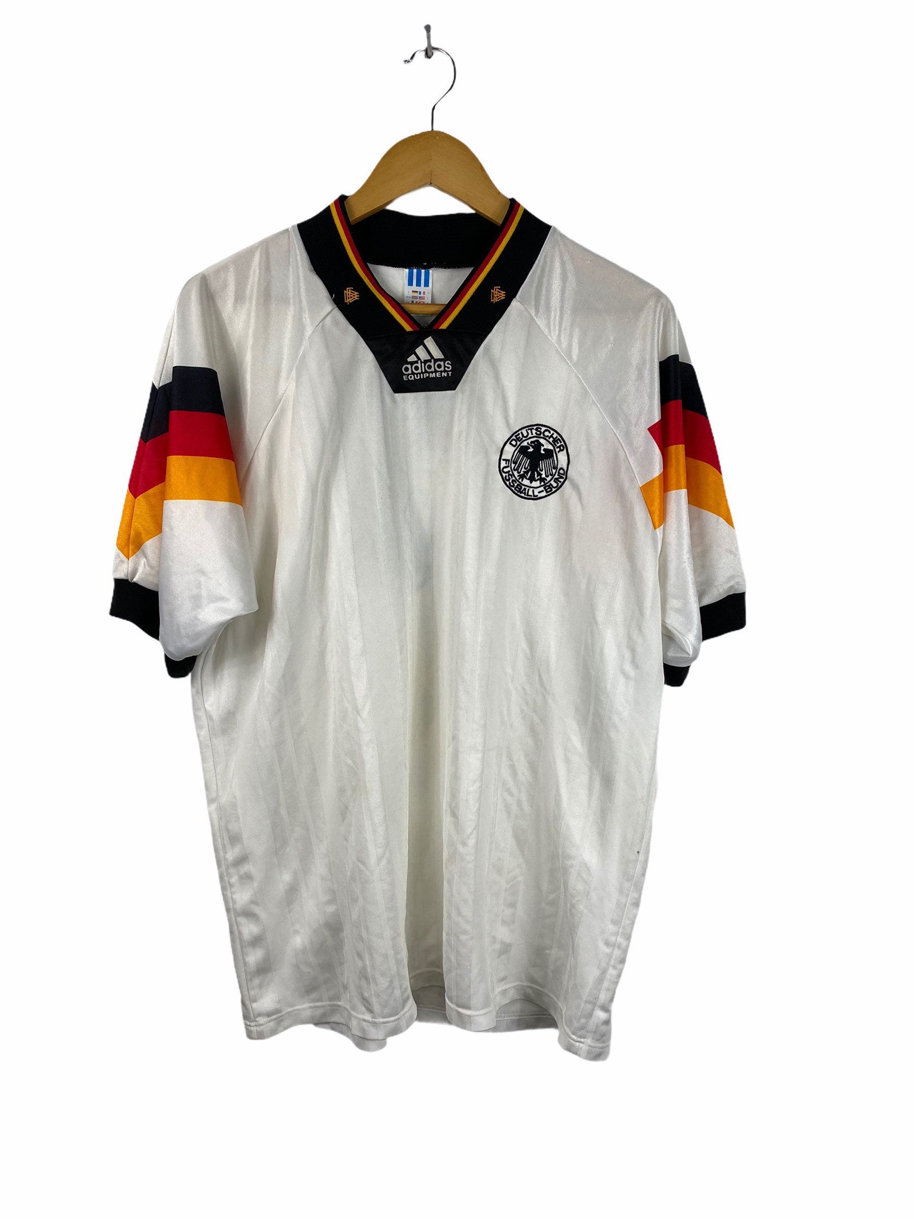 Rare Vintage Adidas Alemania 1992 casa Euro Kit / camiseta de - Etsy