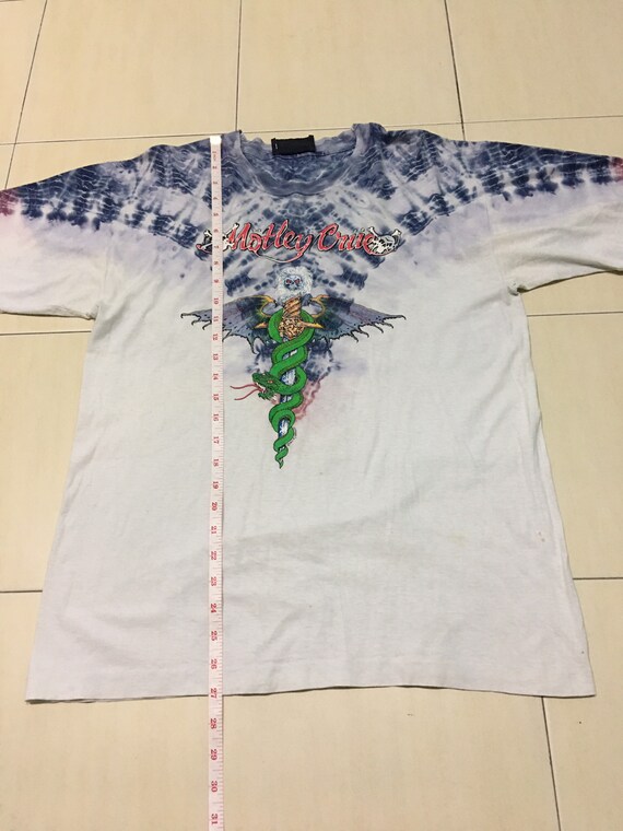 Rare 80s Vintage Motley Crue Tie Dye 