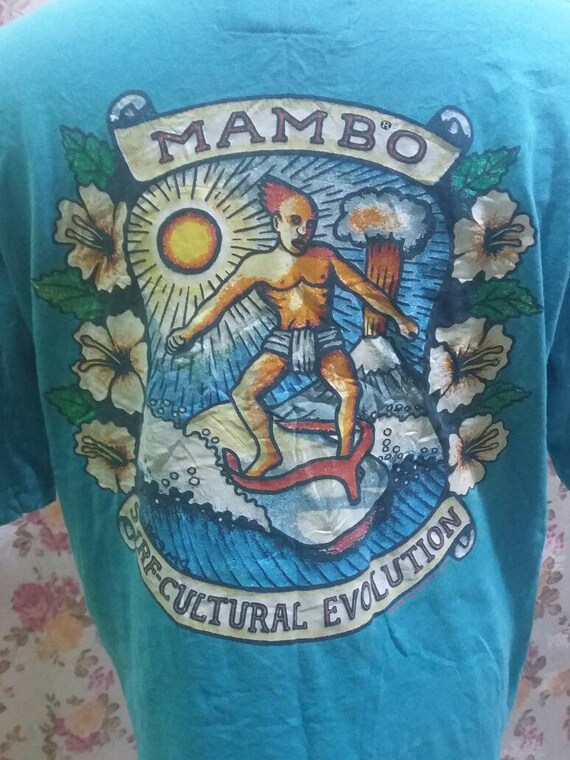 Vintage mambo surf cultural evolution surfboard 90
