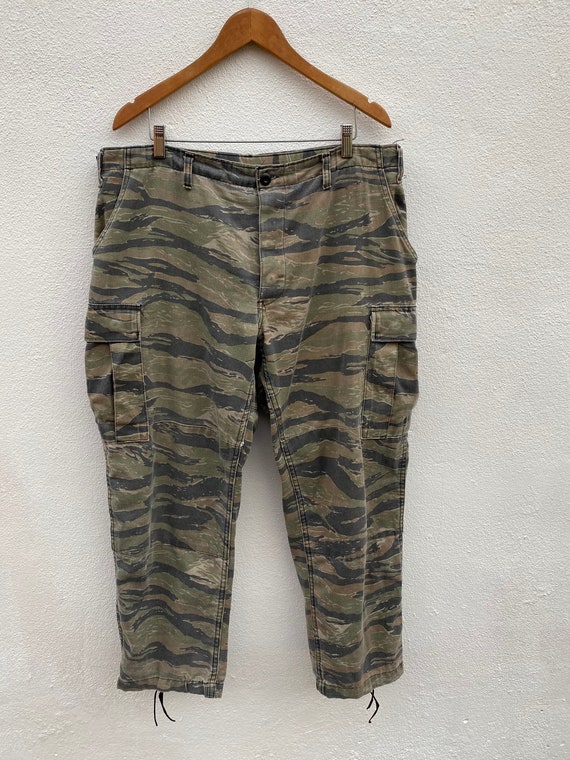 Vintage 80s Tiger Stripe Camouflage US Army Trousers Pants - Etsy