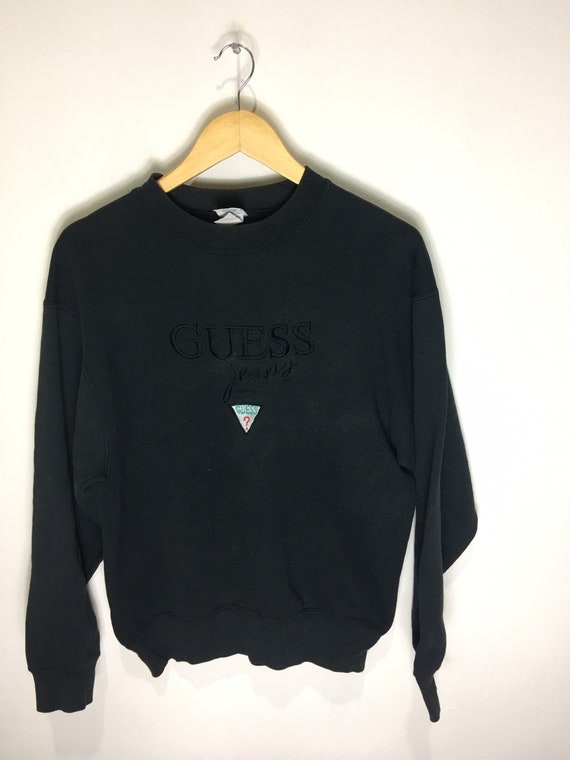 Vintage Guess Big Logo Embroidered Sweatshirt