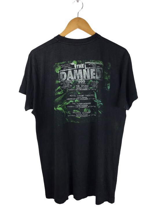 Super Rare Vintage The Damned t shirt 1980 80s go… - image 3