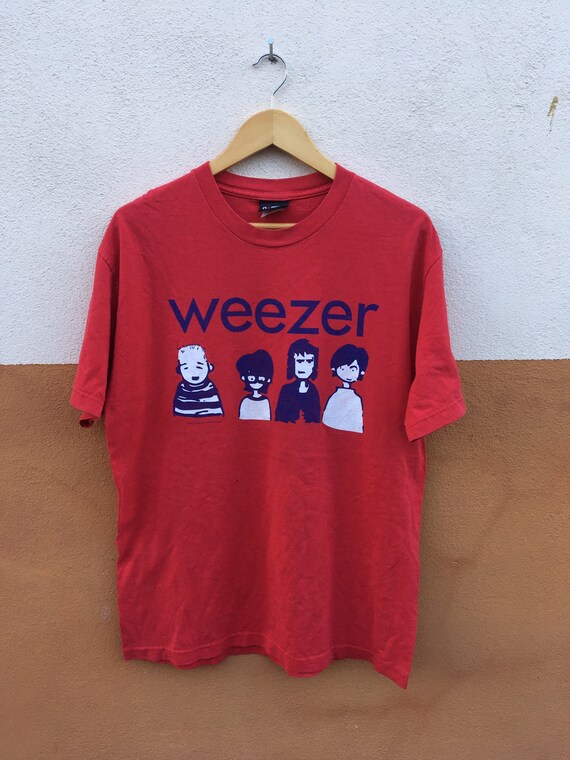 Vintage Weezer Band Tour promo shirt Etsy