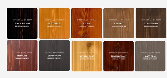 Exterior on sale wood stain