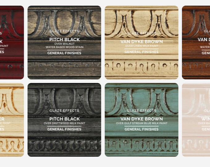 General Finishes Glaze Effects PINTS AND QUARTS Water Based, Glaze