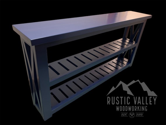 Farmhouse x console on sale table